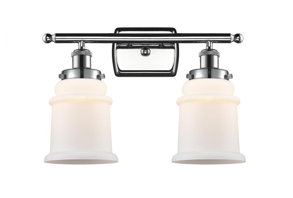 Canton - 2 Light - 16 inch - Polished Chrome - Bath Vanity Light