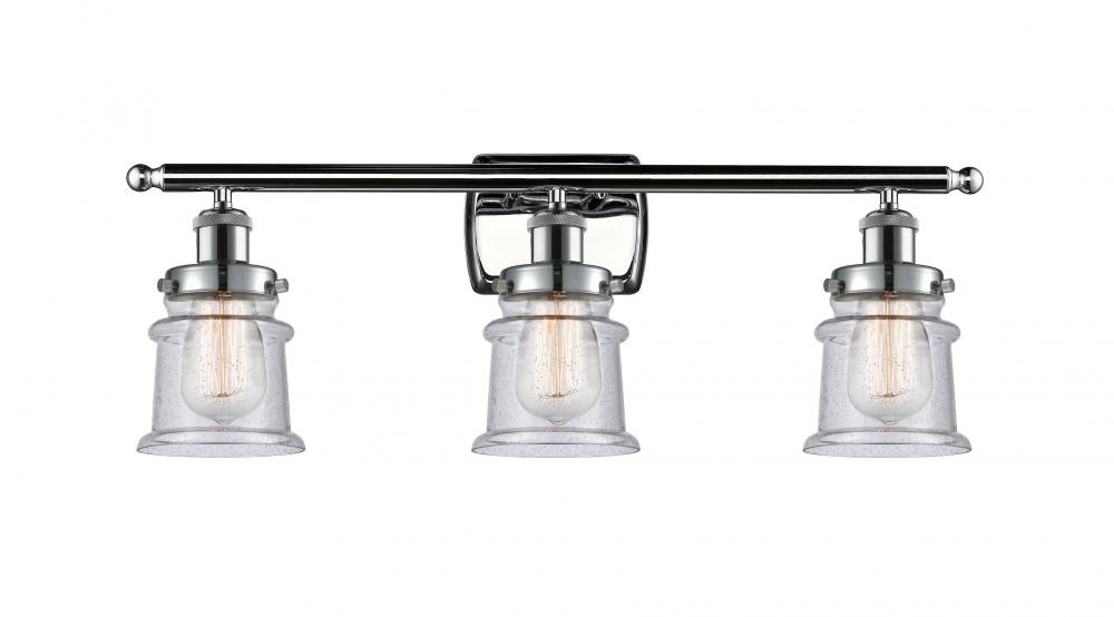 Canton - 3 Light - 26 inch - Polished Chrome - Bath Vanity Light