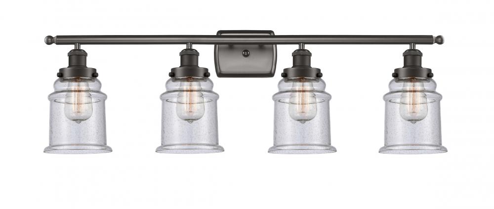 Canton - 4 Light - 36 inch - Oil Rubbed Bronze - Bath Vanity Light