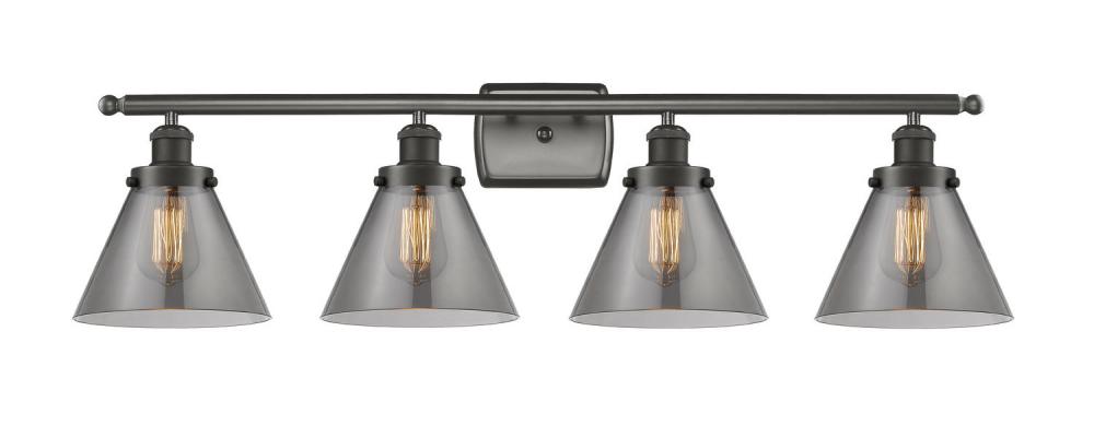 Cone - 4 Light - 38 inch - Oil Rubbed Bronze - Bath Vanity Light