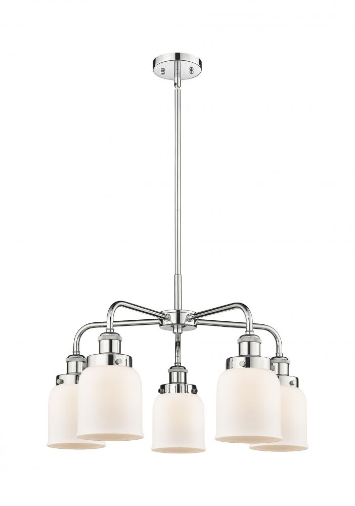 Cone - 5 Light - 24 inch - Polished Chrome - Chandelier