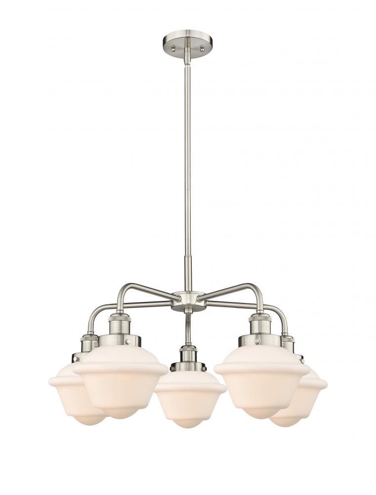 Oxford - 5 Light - 26 inch - Satin Nickel - Chandelier