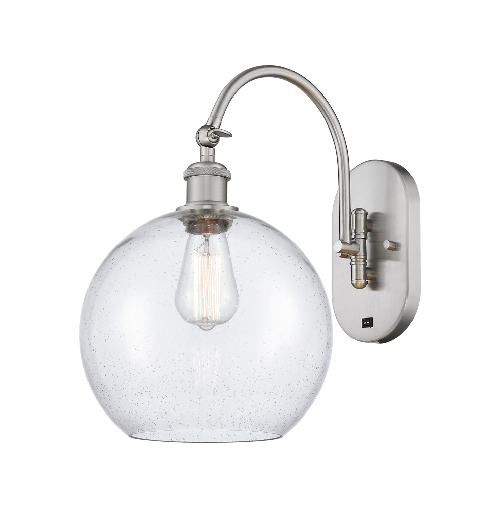 Athens - 1 Light - 10 inch - Brushed Satin Nickel - Adjustable - Sconce
