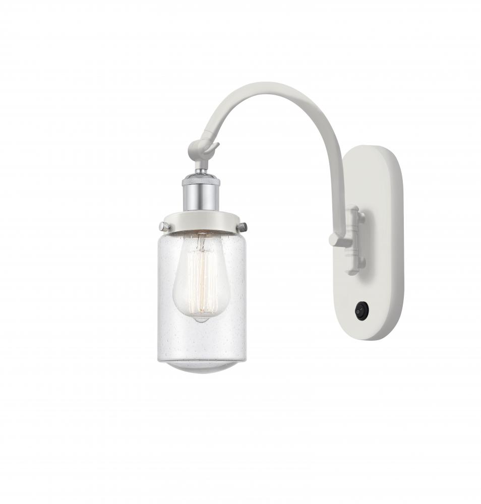 Dover - 1 Light - 5 inch - White Polished Chrome - Sconce