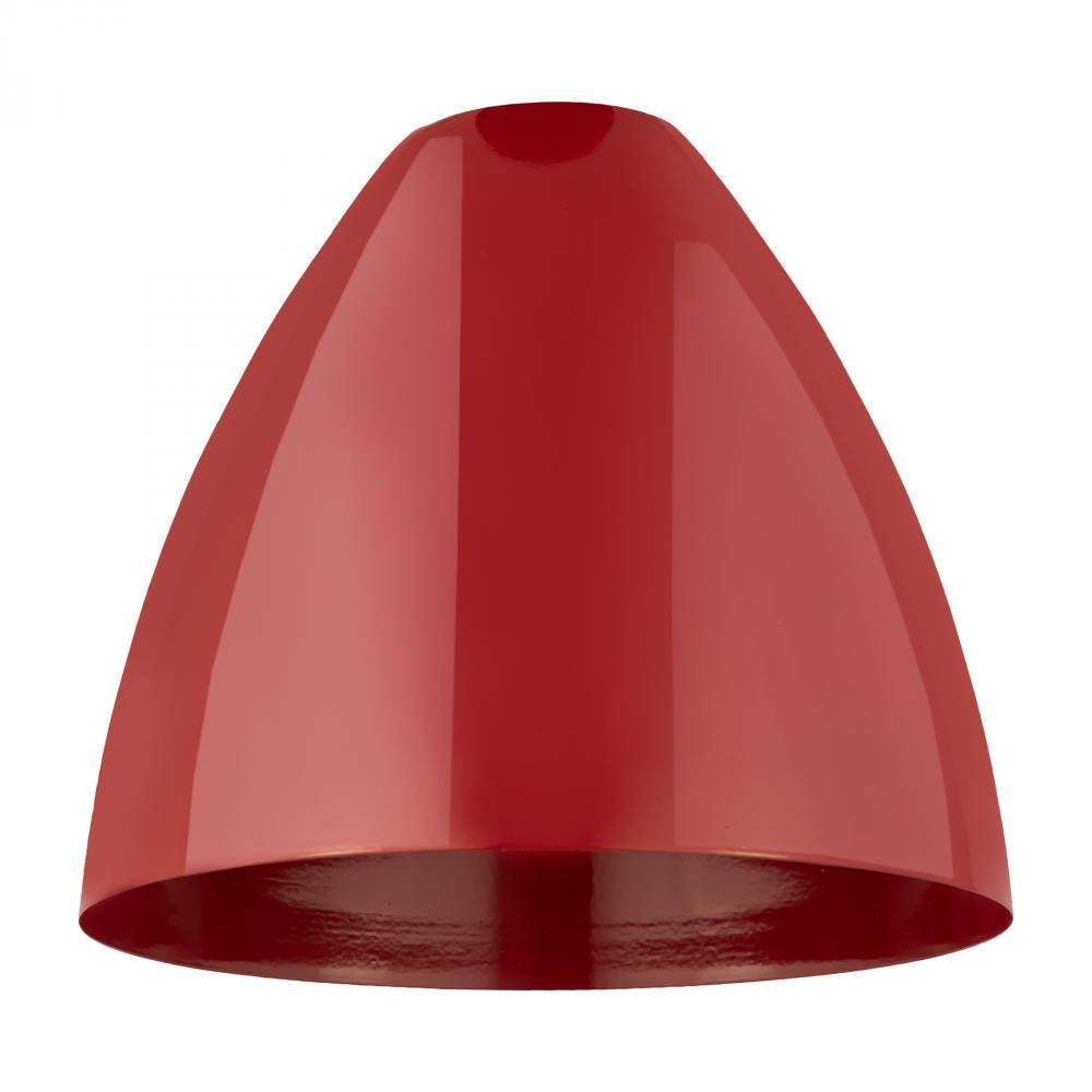 Plymouth Light 7.5 inch Red Metal Shade