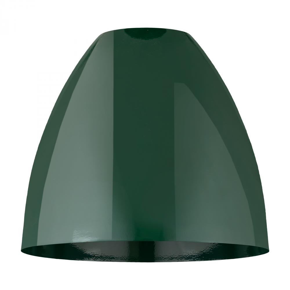 Plymouth Light 9 inch Green Metal Shade