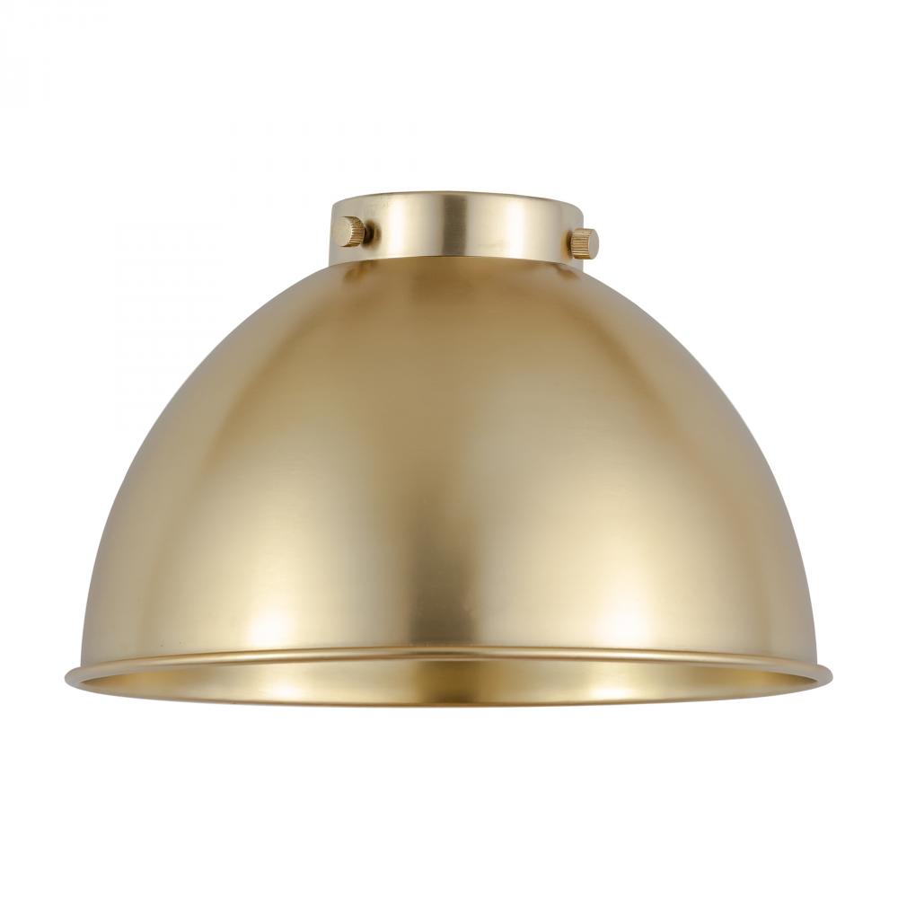 Derby Light 10 inch Satin Gold Metal Shade