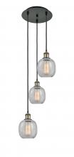 Innovations Lighting 113B-3P-BAB-G105 - Belfast - 3 Light - 13 inch - Black Antique Brass - Cord Hung - Multi Pendant