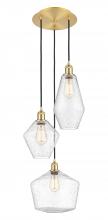Innovations Lighting 113B-3P-SG-G654-MU - Cindyrella - 3 Light - 17 inch - Satin Gold - Cord hung - Multi Pendant