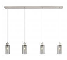 Innovations Lighting 124B-4P-PN-G434-7SM - Crown Point - 4 Light - 49 inch - Polished Nickel - Linear Pendant