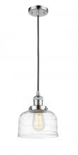 Innovations Lighting 201C-PC-G713 - Bell - 1 Light - 8 inch - Polished Chrome - Cord hung - Mini Pendant