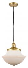 Innovations Lighting 201C-SG-G541 - Oxford - 1 Light - 12 inch - Satin Gold - Cord hung - Mini Pendant