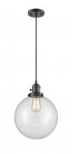 Innovations Lighting 201CSW-OB-G202-10 - Beacon - 1 Light - 10 inch - Oil Rubbed Bronze - Cord hung - Mini Pendant