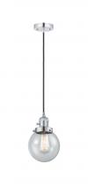 Innovations Lighting 201CSW-PC-G204-6 - Beacon - 1 Light - 6 inch - Polished Chrome - Cord hung - Mini Pendant