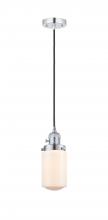 Innovations Lighting 201CSW-PC-G311 - Dover - 1 Light - 5 inch - Polished Chrome - Cord hung - Mini Pendant