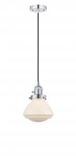 Innovations Lighting 201CSW-PC-G321 - Olean - 1 Light - 7 inch - Polished Chrome - Cord hung - Mini Pendant