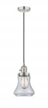 Innovations Lighting 201CSW-PN-G192 - Bellmont - 1 Light - 6 inch - Polished Nickel - Cord hung - Mini Pendant