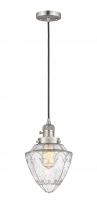 Innovations Lighting 201CSW-SN-G664-7 - Bullet - 1 Light - 7 inch - Brushed Satin Nickel - Cord hung - Mini Pendant