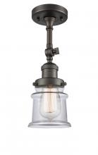 Innovations Lighting 201F-OB-G182S - Canton - 1 Light - 5 inch - Oil Rubbed Bronze - Adjustable Semi-Flush Mount