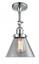 Innovations Lighting 201F-PC-G42 - Cone - 1 Light - 8 inch - Polished Chrome - Adjustable Semi-Flush Mount