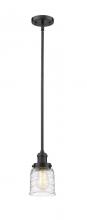 Innovations Lighting 201S-OB-G513 - Bell - 1 Light - 5 inch - Oil Rubbed Bronze - Stem Hung - Mini Pendant