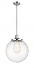 Innovations Lighting 201S-PC-G204-14 - Beacon - 1 Light - 14 inch - Polished Chrome - Stem Hung - Pendant