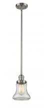 Innovations Lighting 201S-SN-G192-LED - Bellmont - 1 Light - 7 inch - Brushed Satin Nickel - Stem Hung - Mini Pendant