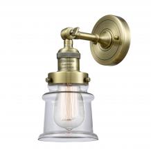Innovations Lighting 203-AB-G182S - Canton - 1 Light - 5 inch - Antique Brass - Adjustable Sconce