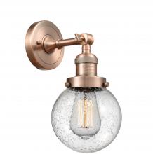 Innovations Lighting 203-AC-G204-6 - Beacon - 1 Light - 6 inch - Antique Copper - Adjustable Sconce