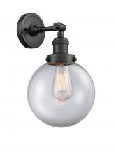 Innovations Lighting 203-BK-G202-8 - Beacon - 1 Light - 8 inch - Matte Black - Adjustable Sconce