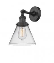 Innovations Lighting 203-BK-G42 - Cone - 1 Light - 8 inch - Matte Black - Adjustable Sconce