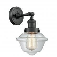 Innovations Lighting 203-BK-G532 - Oxford - 1 Light - 8 inch - Matte Black - Adjustable Sconce