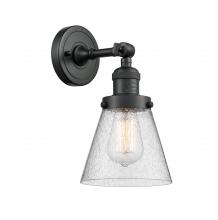 Innovations Lighting 203-BK-G64 - Cone - 1 Light - 6 inch - Matte Black - Adjustable Sconce