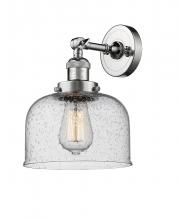 Innovations Lighting 203-PC-G74 - Bell - 1 Light - 8 inch - Polished Chrome - Adjustable Sconce