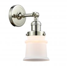 Innovations Lighting 203-PN-G181S - Canton - 1 Light - 5 inch - Polished Nickel - Adjustable Sconce