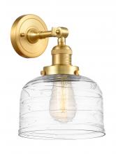 Innovations Lighting 203-SG-G713 - Bell - 1 Light - 8 inch - Satin Gold - Sconce