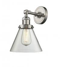 Innovations Lighting 203-SN-G42 - Cone - 1 Light - 8 inch - Brushed Satin Nickel - Adjustable Sconce