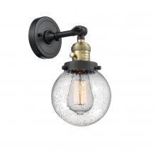 Innovations Lighting 203SW-BAB-G204-6 - Beacon - 1 Light - 6 inch - Black Antique Brass - Adjustable Sconce
