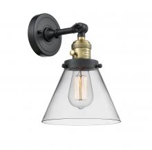Innovations Lighting 203SW-BAB-G42 - Cone - 1 Light - 8 inch - Black Antique Brass - Adjustable Sconce