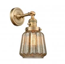 Innovations Lighting 203SW-BB-G146-LED - Chatham - 1 Light - 7 inch - Brushed Brass - Sconce