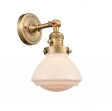 Innovations Lighting 203SW-BB-G321 - Olean - 1 Light - 7 inch - Brushed Brass - Adjustable Sconce