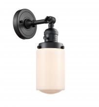 Innovations Lighting 203SW-BK-G311 - Dover - 1 Light - 5 inch - Matte Black - Adjustable Sconce