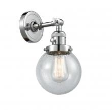 Innovations Lighting 203SW-PC-G204-6 - Beacon - 1 Light - 6 inch - Polished Chrome - Adjustable Sconce