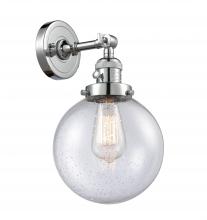 Innovations Lighting 203SW-PC-G204-8 - Beacon - 1 Light - 8 inch - Polished Chrome - Adjustable Sconce