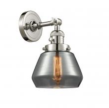 Innovations Lighting 203SW-PN-G173-LED - Fulton - 1 Light - 7 inch - Polished Nickel - Sconce