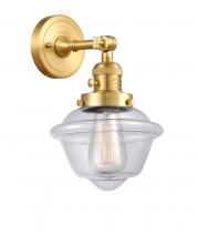 Innovations Lighting 203SW-SG-G532-LED - Oxford - 1 Light - 8 inch - Satin Gold - Sconce