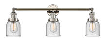 Innovations Lighting 205-PN-G54 - Bell - 3 Light - 30 inch - Polished Nickel - Bath Vanity Light