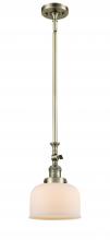 Innovations Lighting 206-AB-G71 - Bell - 1 Light - 8 inch - Antique Brass - Stem Hung - Adjustable Mini Pendant