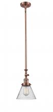 Innovations Lighting 206-AC-G44 - Cone - 1 Light - 8 inch - Antique Copper - Stem Hung - Mini Pendant