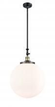 Innovations Lighting 206-BAB-G201-16 - Beacon - 1 Light - 16 inch - Black Antique Brass - Stem Hung - Mini Pendant